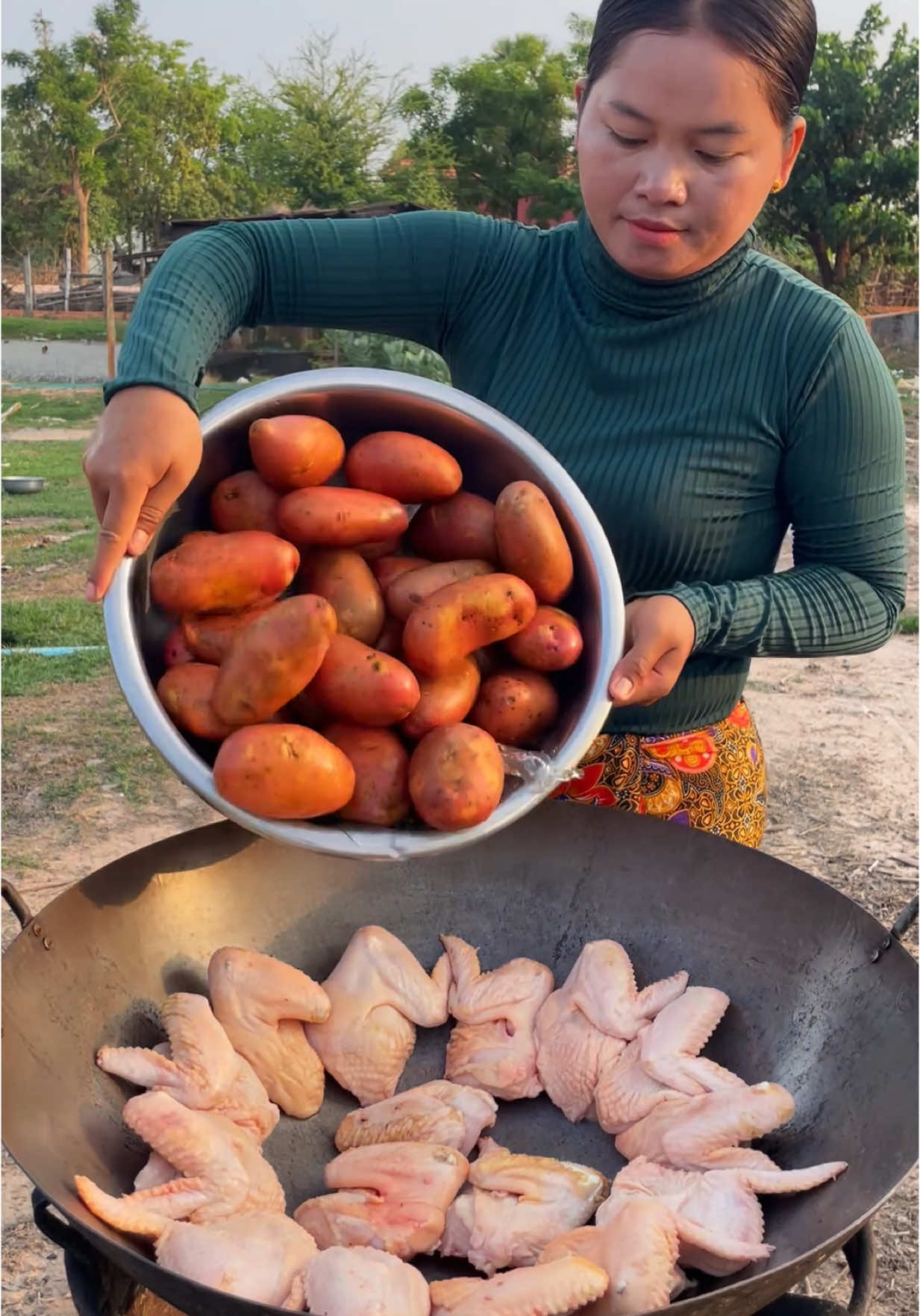 How to Make Chicken Wing Stir Fried Recipe #tiktokfood 