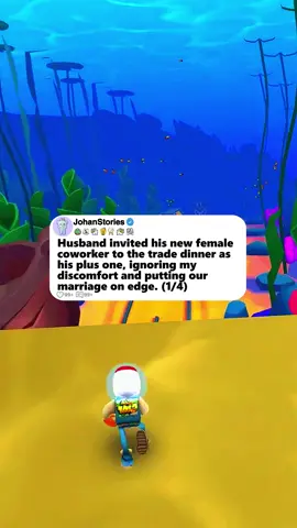 Husband Invited His New Female Coworker To The Trade Dinner As His Plus One, Ignoring My Discomfort And Putting Our Marriage On Edge. (1/4) #subwaysurfers #reddit #redditstories