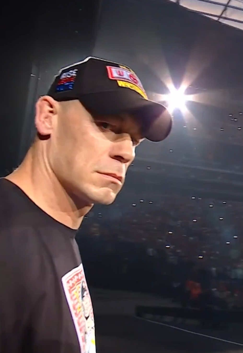 #JohnCena is all business 😤 #WrestleMania #WWE