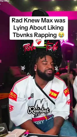 Rad Knew Max was Lying About Liking Tbvnks Rapping 😭❤️‍🩹 #plaqueboymax #5star #tbvnks #agentrad #fyp #viral 