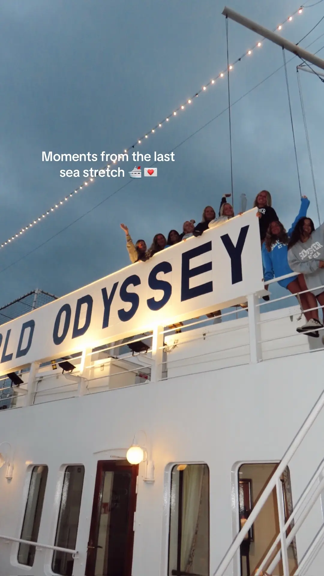Moment from the last sea stretch on semster at sea ❤️🛳️ #semesteratseaspring2025 #semesteratsea 