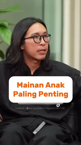 Ini mainan anak yang paling penting menurut dr. Tirta Mandira Hudhi✨ sumber video: youtube endgame eps 218 