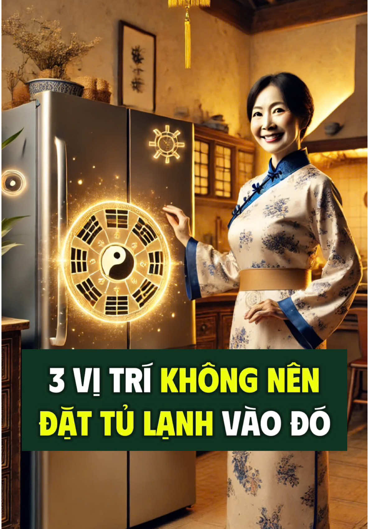“Tủ lạnh đặt sai → tiền bạc đi đâu không rõ. Đừng chủ quan vì điều nhỏ này có thể là nguyên nhân khiến bạn mãi không giữ được tài lộc. #phongthuy #phongthuynhabep #phongthuytainha #tuvi #suckhoe #nguhanh #phongthuytailoc #phongthuyanmenh 
