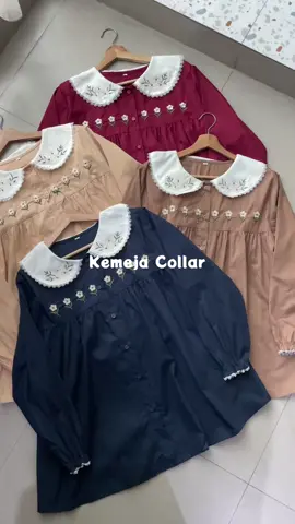 Kemeja Collar ✨#fyp #viralvideos #kemejacollar #kemejabordir #kemejakatun #kemejalucu #kemejaoversize #BYHANA 