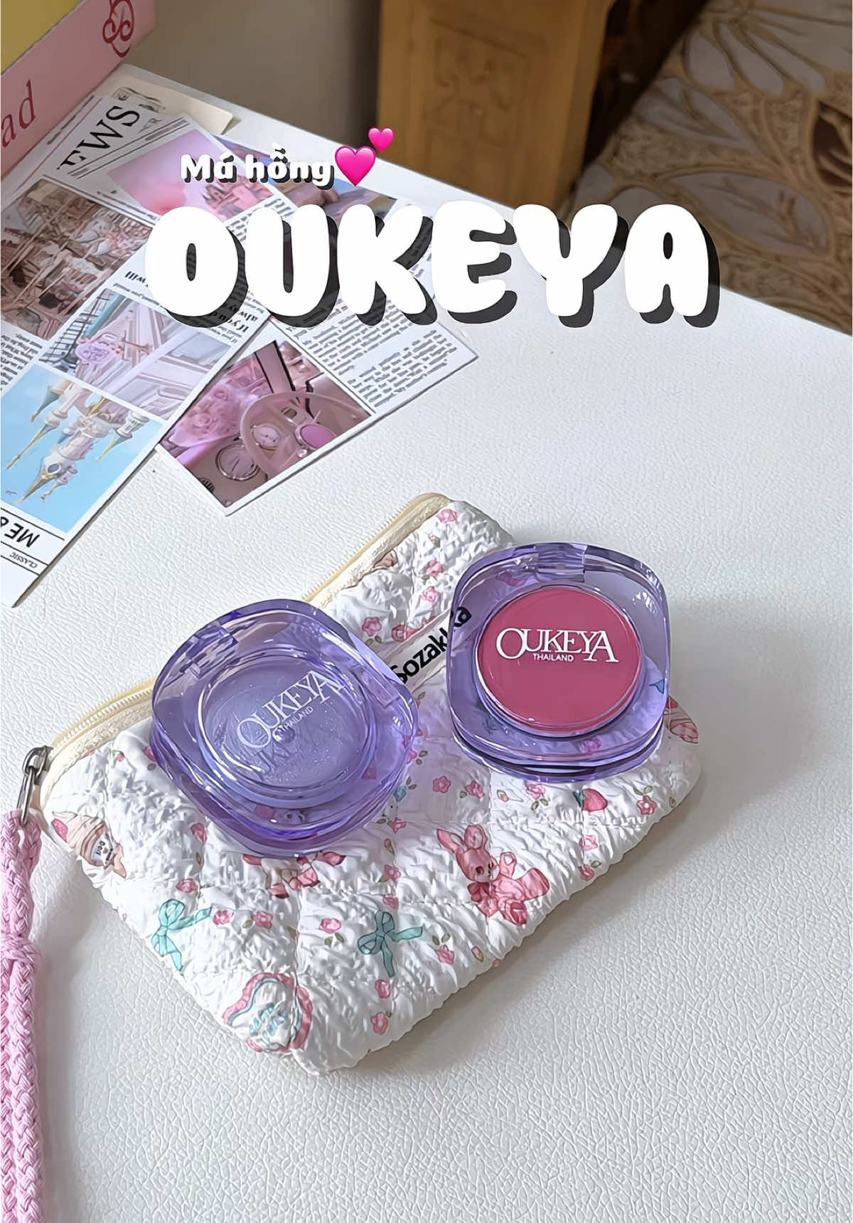 #oukeya #oukeyathailand #mahongoukeya #oukeyavietnam #phanma #mahong #mahongthach #makeup #reviewlamdep #unboxing #hoang_anh166 