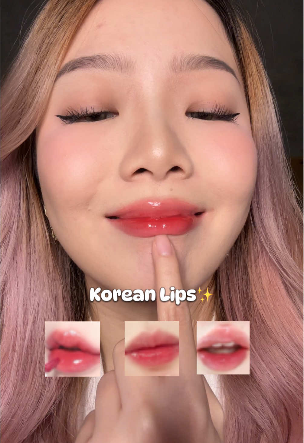 Glossy abieezz🙌 ga bikin kering samsek‼️ lop bgt sm lip tint dari @Holika Holika #heartcrushglowtintair #glossytint #liptintkorea #glossylips #kbeauty #holikaholika 