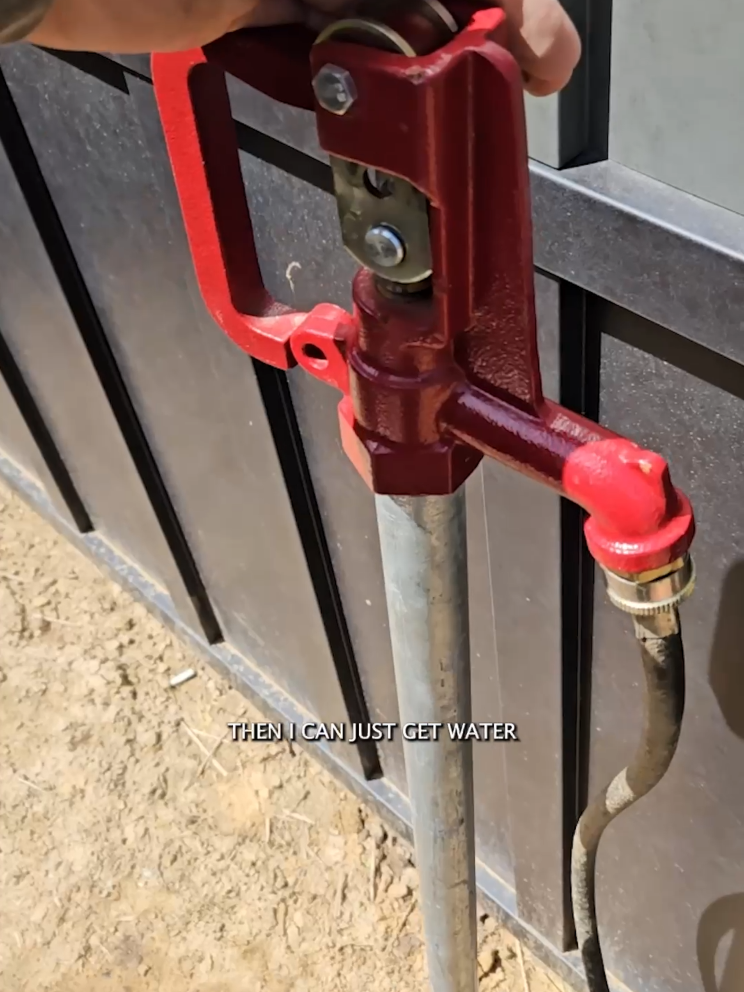 No more freezing weather means I can hook up outdoor water again #narrowayhomestead #offgridlife #watersystem #warmweather