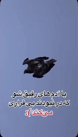 #با آدم های#رفیق شو که#در نبودند  بی