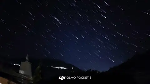 Ngắm nhìn vệt sao tuyệt đẹp được ghi lại bằng Pocket 3! ✨ 📍đỉnh Matterhorn ở Thụy Sĩ  | Video Xiaohongshu  #milkyway #travel #dulam1701 #startrails 