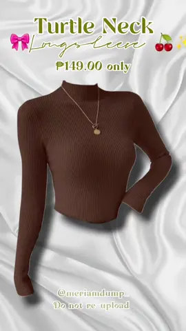 Turtle Neck Longsleeve #cutesy #trendy #fitted #womenswear #outfit #style 