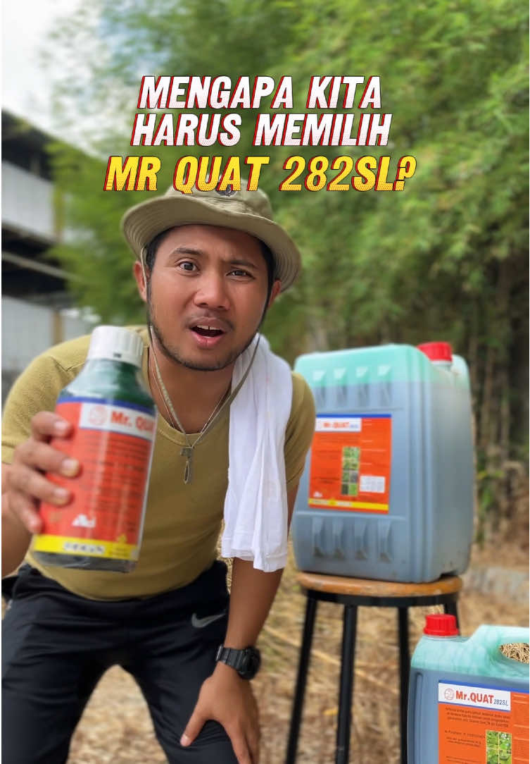 Alasan mengapa pilih Herbisida Kontak Mr Quat 282SL 🌱⚡ Lebih kental, lebih pekat, hasil maksimal 👍🏻 #herbisida #racunrumput #pembasmigulma #racungulma #berantasgulma #herbisidamrquat #racunrumputmrquar #paraquat #racunbakar #racunkontakrumput #petaniindonesia #petanimuda #petanimilenial #herbisidamusimhujan #racunrumputviral #racunpembakarrumput #agrodynamicsid