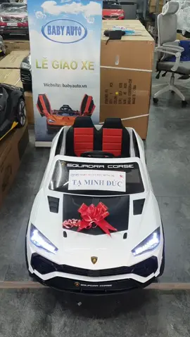 Chuẩn bị giao xe ô tô điện trẻ em Lamborghini Urus #babyauto #otodien #xeotodientreem #xechobe 