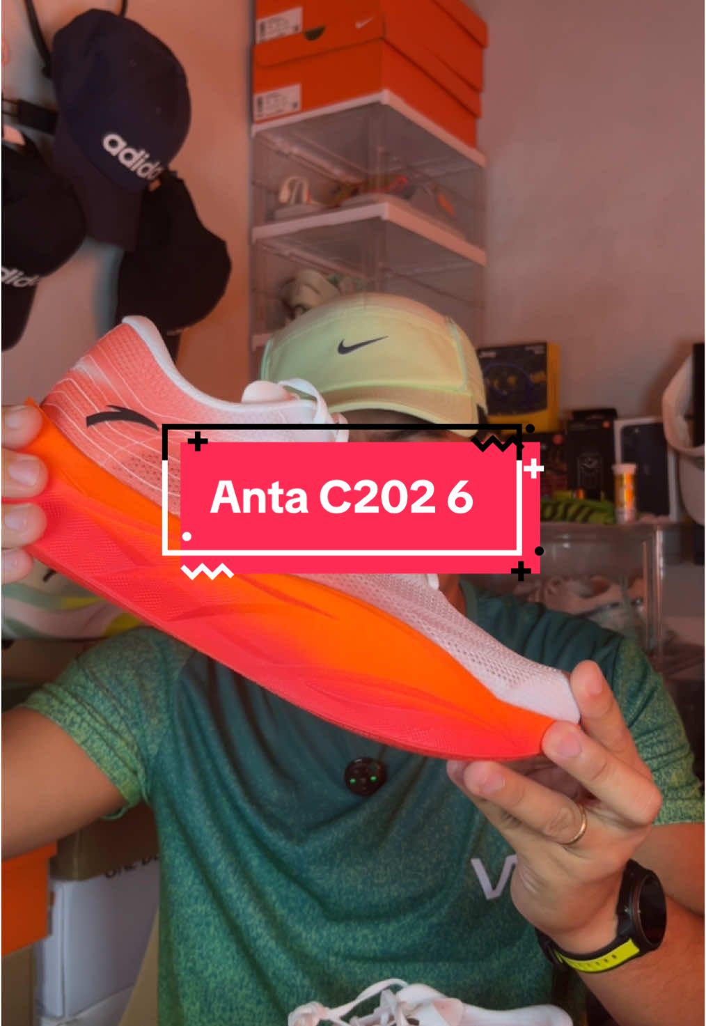Anta C202 6 carbon plated race day shoes. #anta #antarunningshoes #antashoes #antac2026 #shoes #runningshoes #raceshoes #carbonplatedshoes 