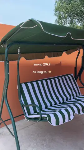 chillin’ here w my morning coffee kahit saksakan ng init ☀️ #outdoorswing #swing #garden #fyp 