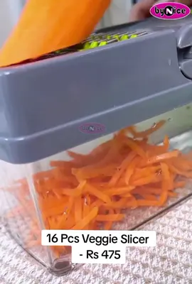 16 Pcs Veggie Slicer DT5878 - Rs 475 📍 Shop in-store or order online! Home delivery available for just Rs 100 Pay Cash or Juice on Delivery in Mauritius & Rodrigues. 📩 Inbox us to place your order or Call on 58095650 or 54284650 Download link in bio  Our app and experience the future of shopping with byNice!! #fyp #viral #onlineshopping #byniceltd 