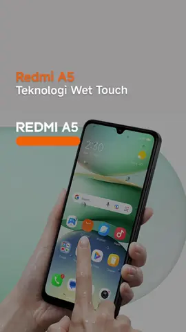 Dengan kawalan sentuhan yang tepat walaupun tangan basah, Redmi A5 sentiasa seiring dengan rutin harian anda sama ada di dapur, ketika hujan, atau selepas mencuci tangan.💦📱 Beli sekarang: https://www.mi.com/my/product/redmi-a5/ #XiaomiMalaysia #RedmiA5