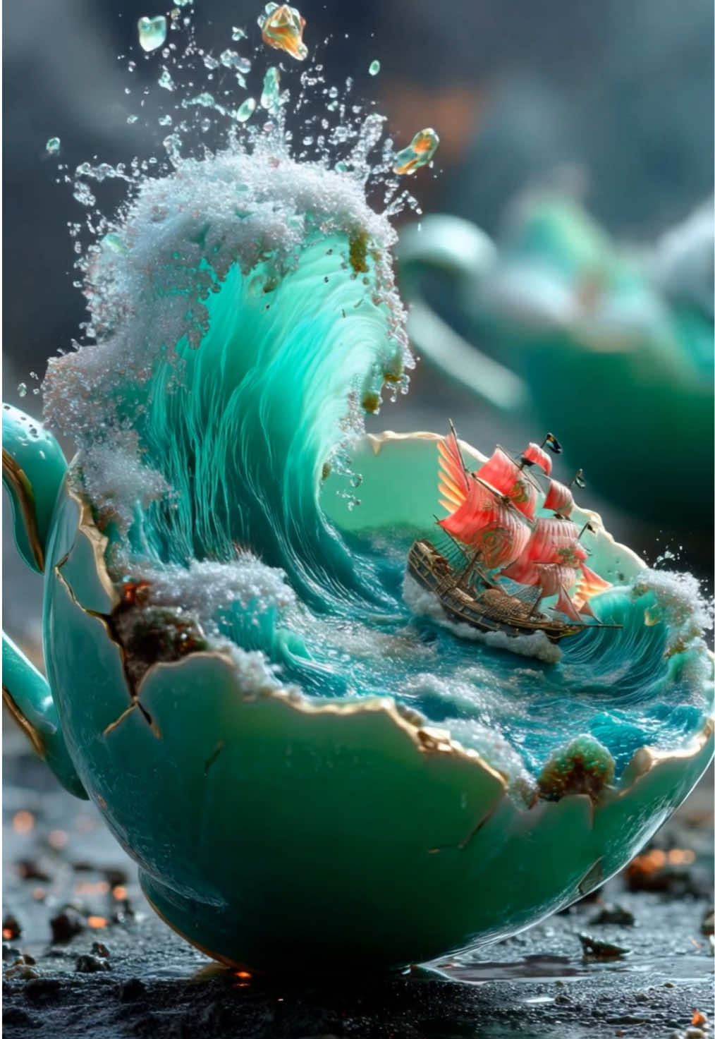 #surealism #aiart #ai #aigenerated #midjourney #midjourneyv7 #videoai 