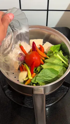 Makan pake menu ini bisa kenyang seharian , full protein lebih sehat tanpa minyak #menusehat #menudiet #menukukusan