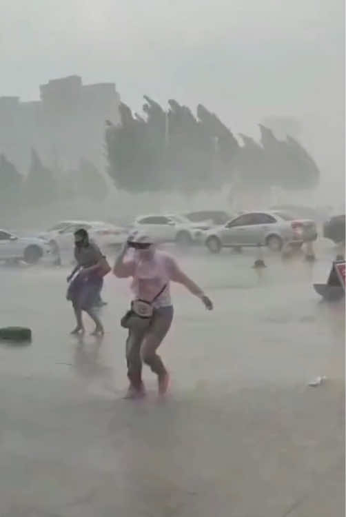 Strong wind attack  #weather#lightning#oddlysatisfying #storm #rainstorm #hailstone #fpy