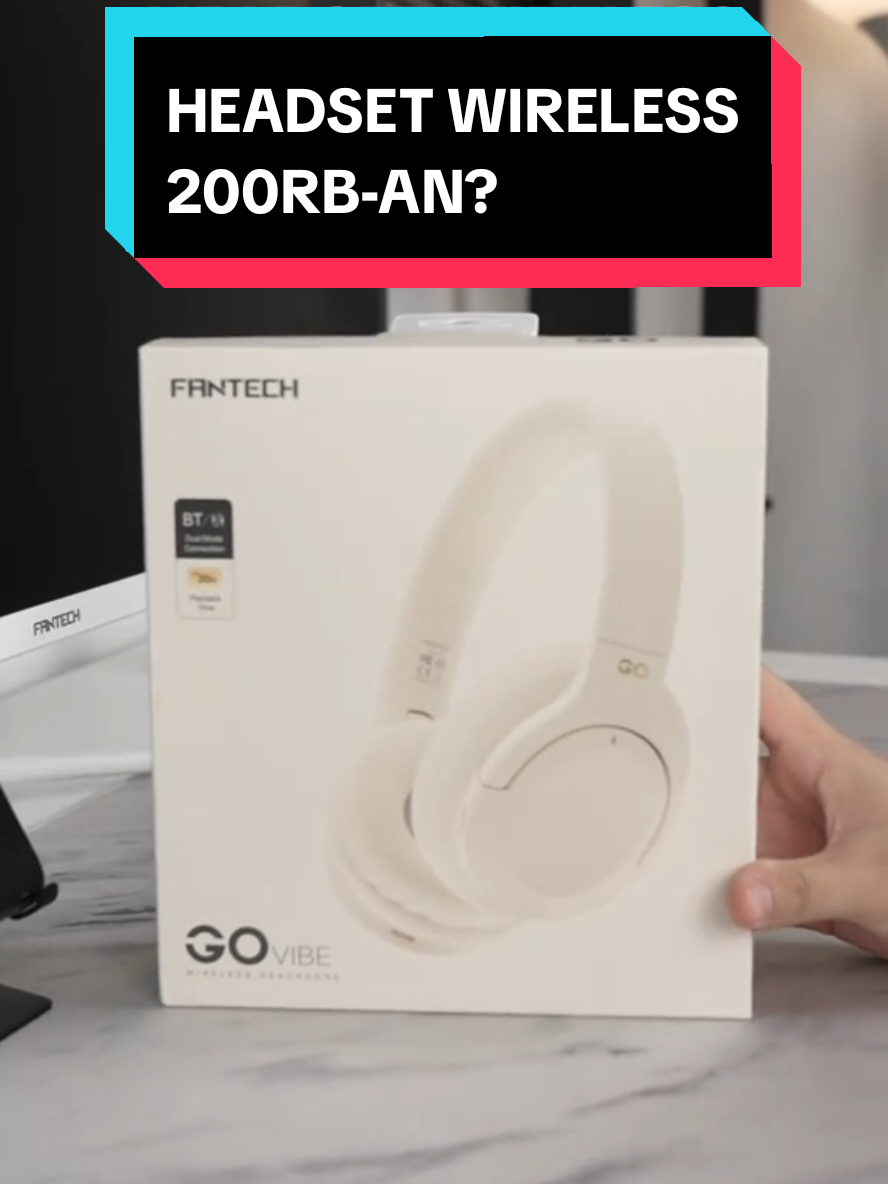 Ini mah WORTH IT BANGETTT 🤩 Fantech Go Vibe WH05 punya desain stylish dengan 4 pilihan warna estetik, nyaman dipakai, foldable, plus baterai yang tahan hingga 20 jam. Semua itu bisa kamu dapetin cuma dengan 200 ribuan!✨ Buruan Checkout sebelum kehabisan 🔥 #fantechgovibe #fantechid #fantechsmartlife #jadimudah #fantechgovibewh05 #govibewh05 #headset #headsetbluetooth 