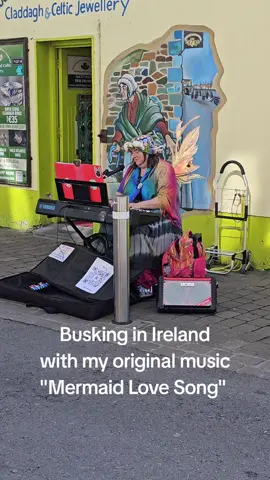The wings are by @Fancy Fairy Wings & Things    #busking #singersongwriter #galwaybuskers #originalmusic #livemusic 