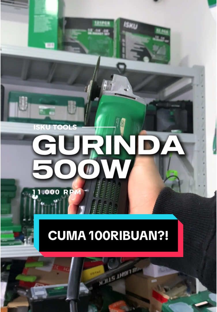 Gurinda dari ISKU ini cuma 100rb?  - #gurinda #isku #iskubp #iskutools #tools #perkakas #alatpertukangan #DIY #fyp #foryou #foryoupage #viral #trending #tiktokshop #jualanonline 