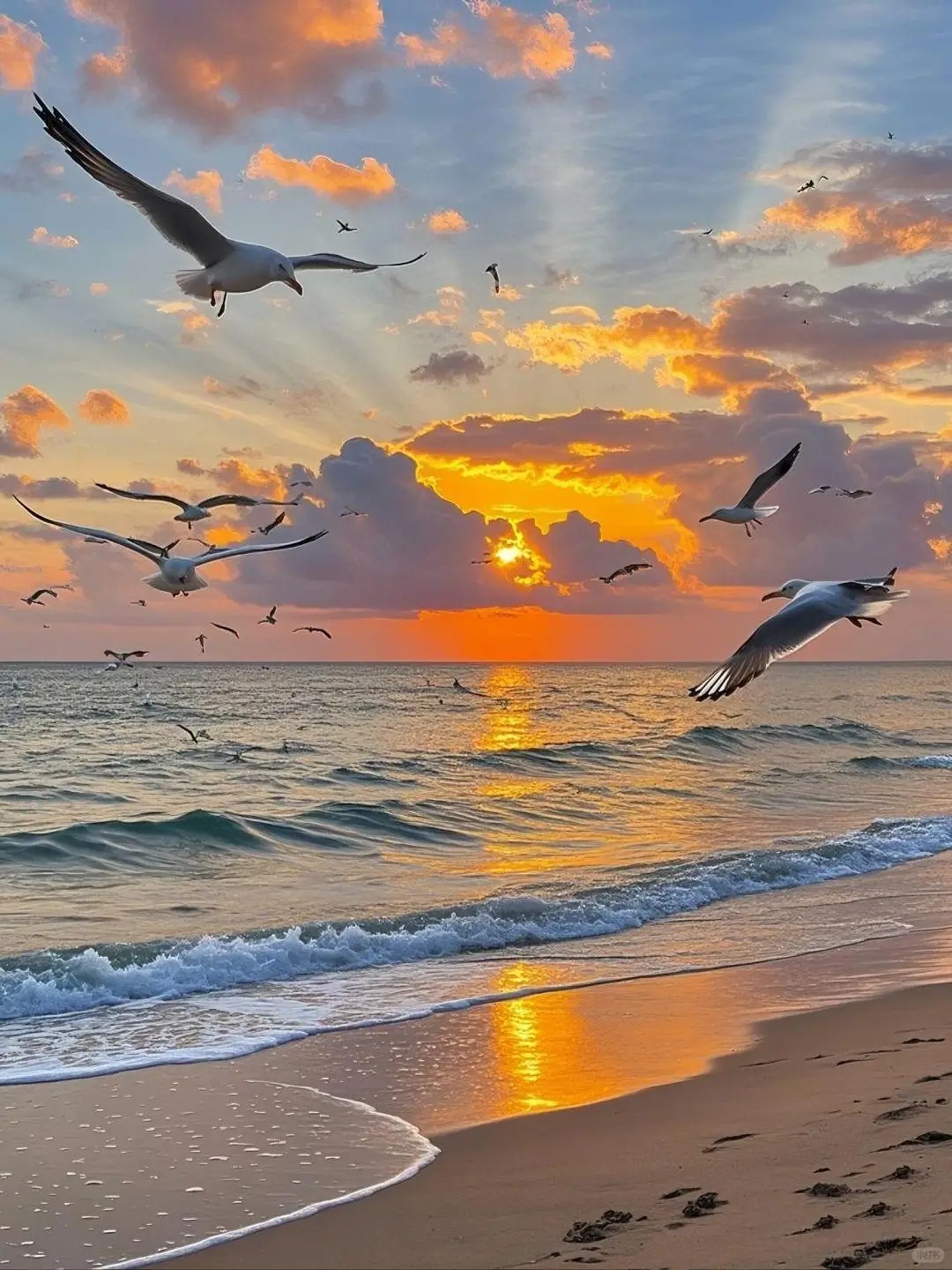 biển &hoang hôn và chim #xuhuongtiktok #phongcanhthiennhien #viral #thiennhientuoidep #anhnendep8k #hoanghon #hoanghontrenbien #chill 