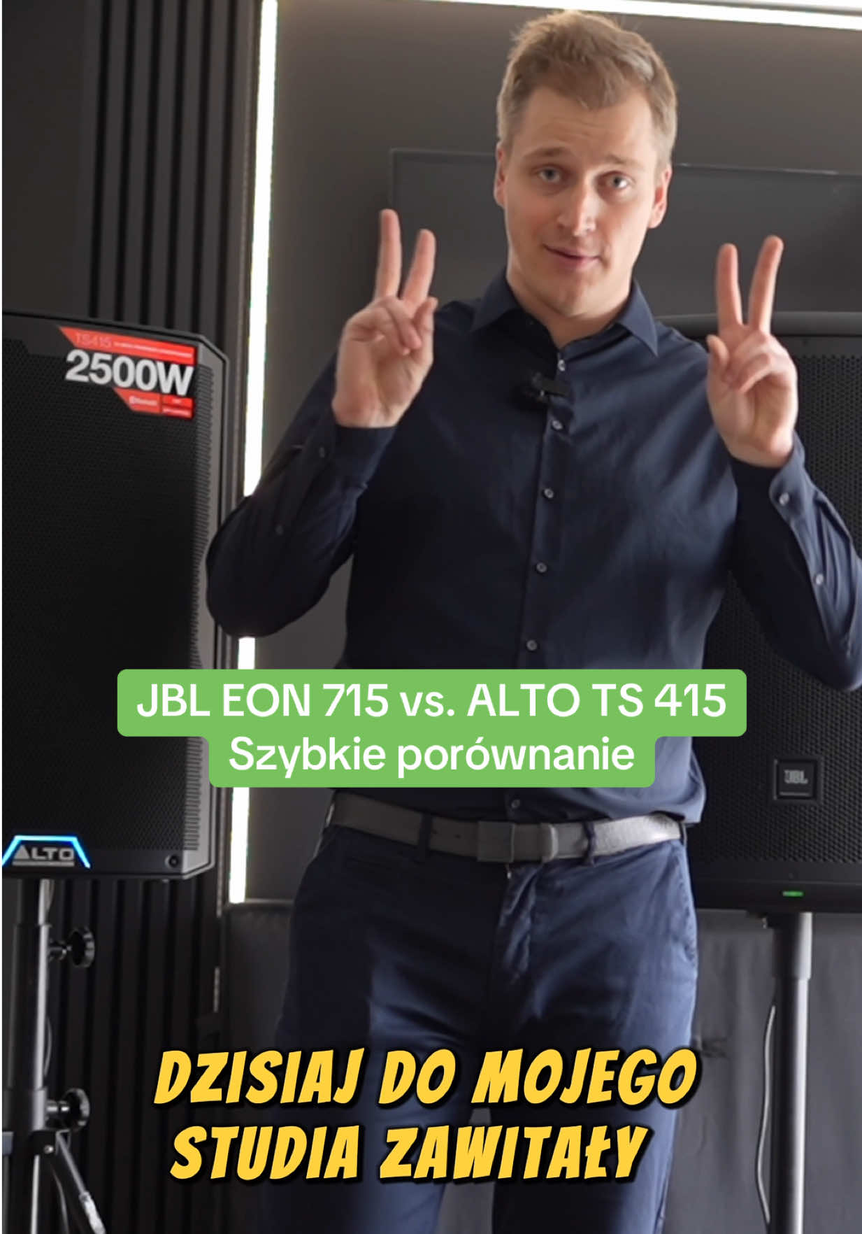 ALTO TS415 vs JBL EON 715 Szybkie porównanie dwóch szerokopasmowych kolumn aktywnych🔊🤝🏼 #dj #test #nauka #sprzet #wiedza #gear 