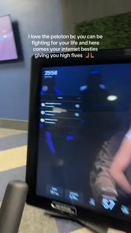 Love working out alone but also the encouragement keeps me going 🥰 #peloton  #fitnessmotivation 