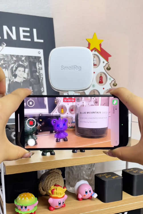 A foldable magnetic fill light that even comes with a mirror for selfies and also doubles as a phone stand! #smallrig #lighting #selfie #selfielight #ringlight #contentcreatortools #cameraaccessories #magneticlighting #tiktokshopfinds #flashsale
