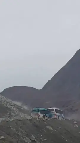 #moment #scary #landslide #rockfall #pakistan 