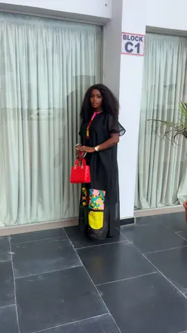 In love with this look.?? Kindly click on the link below to make an order… Black scuba mixed with Ankara available to order🛍️🏷️ 👗:@styledbyblessing1  Client: @📍WARRI MAKEUP ARTIST  #styledbyblesssing #sundayoutfit #fyp#blackbubudress 