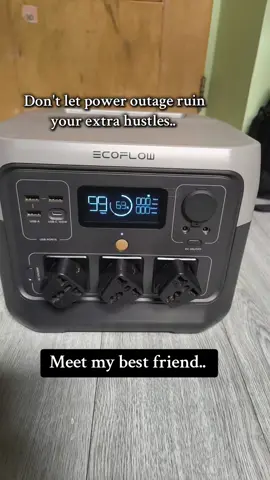 Back up power station is a must have for those who are working from home like me.. #workfromhome #powerstation #backuppowersupply #portablepowerstation #ecoflow 