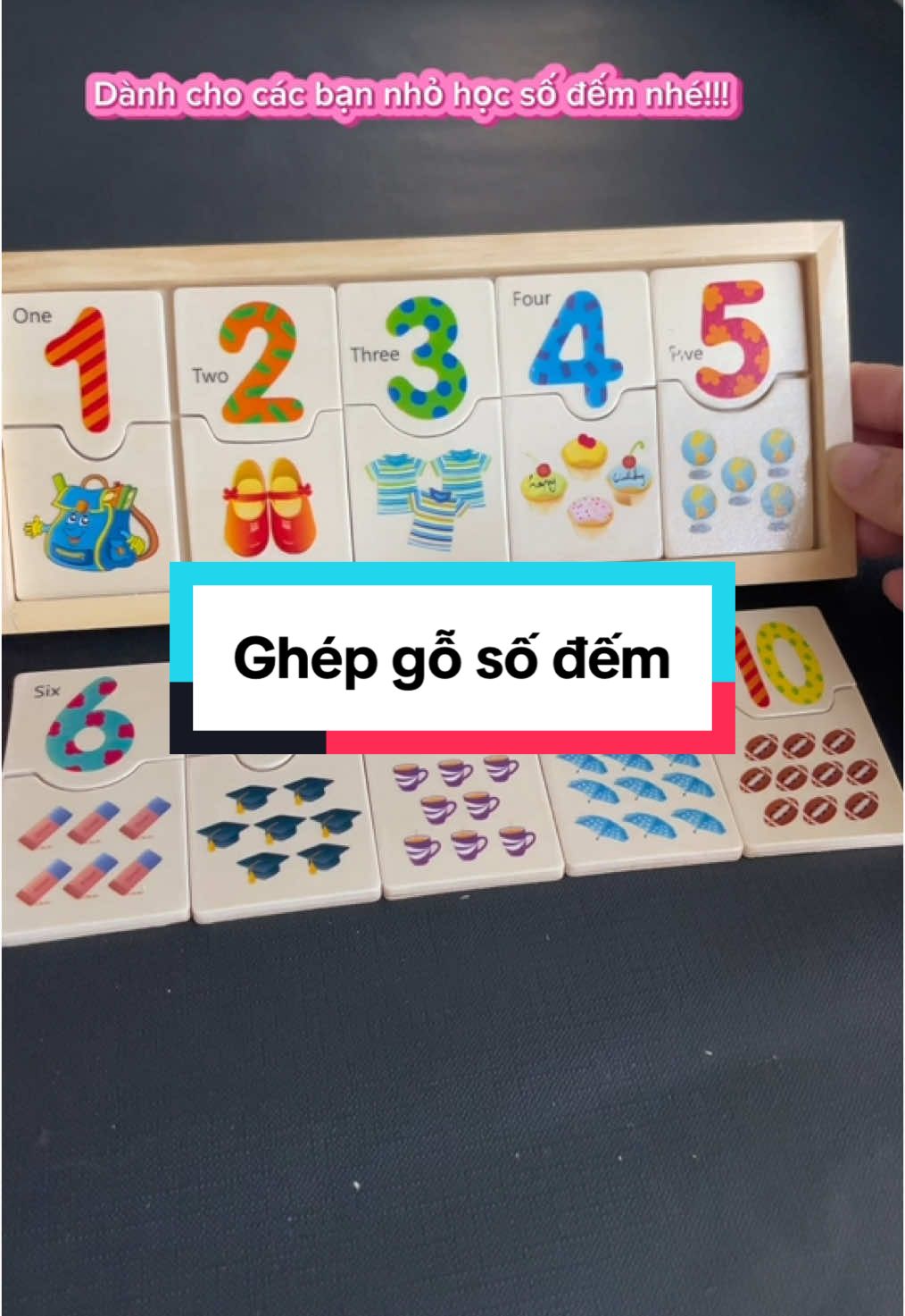 Đếm số 1,2,3,… cùng bé!!! #dochoitreem #xuhuongtiktok #hocdemso #viral 