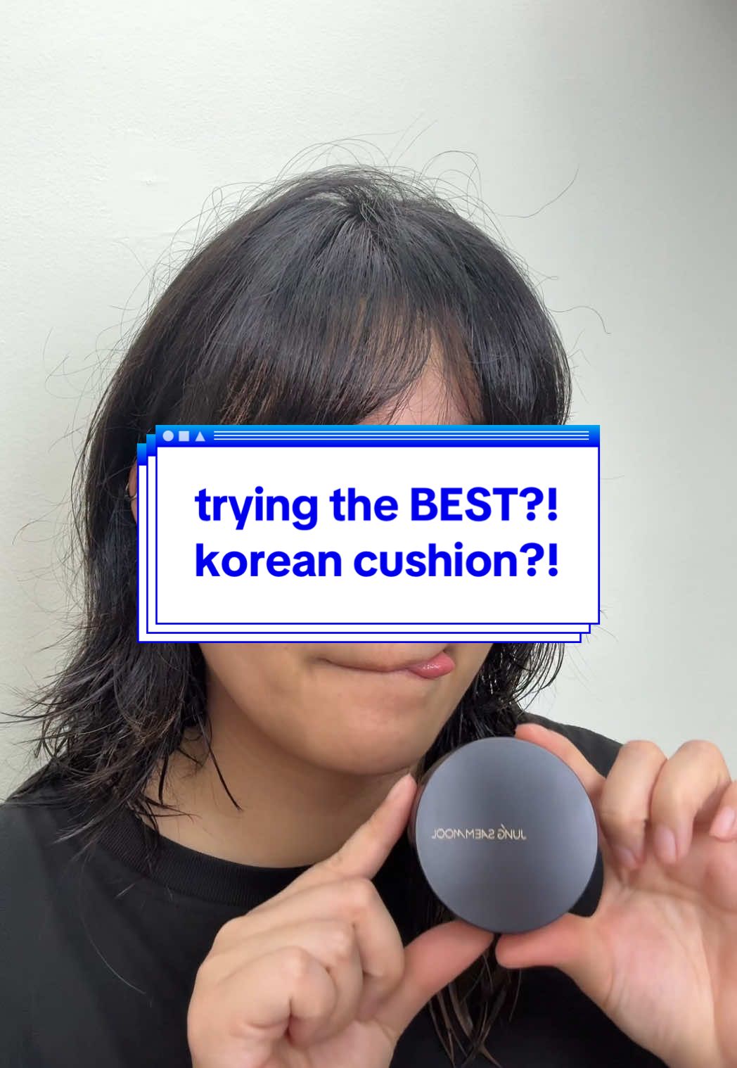 accidentally deleted this cos I’m a dummy so I’m reposting 😔 #jungsaemmool #cushionfoundation #cushionreview #makeupreview #createtowin 