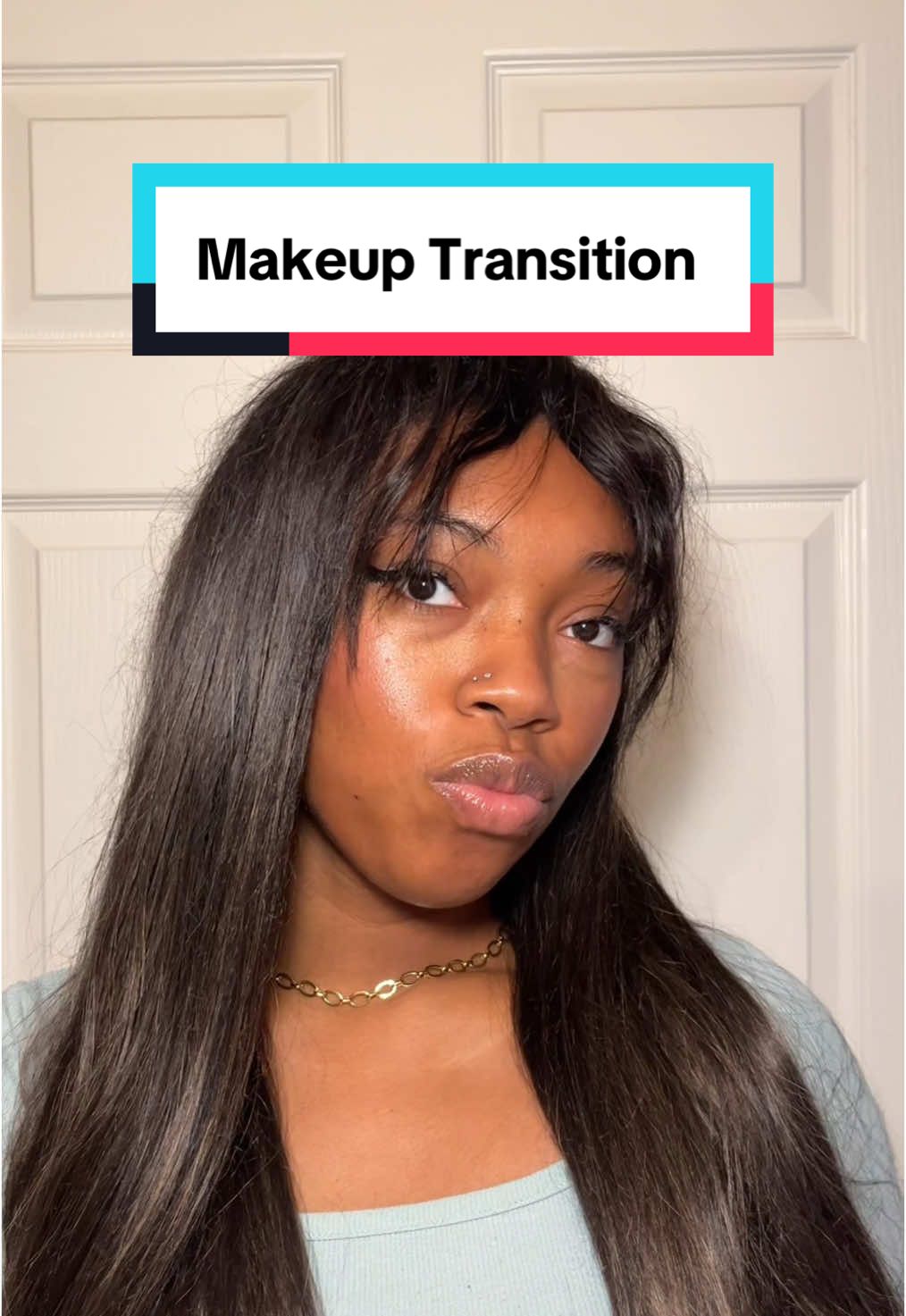 Omg. I fear I ate with this transition ahhhhh. 🤭🤭🤭 #makeuptransformation #makeuptransition #makeup #skincare #beauty #likejenniechallenge #trending #trendingaudio #fyp #fy 