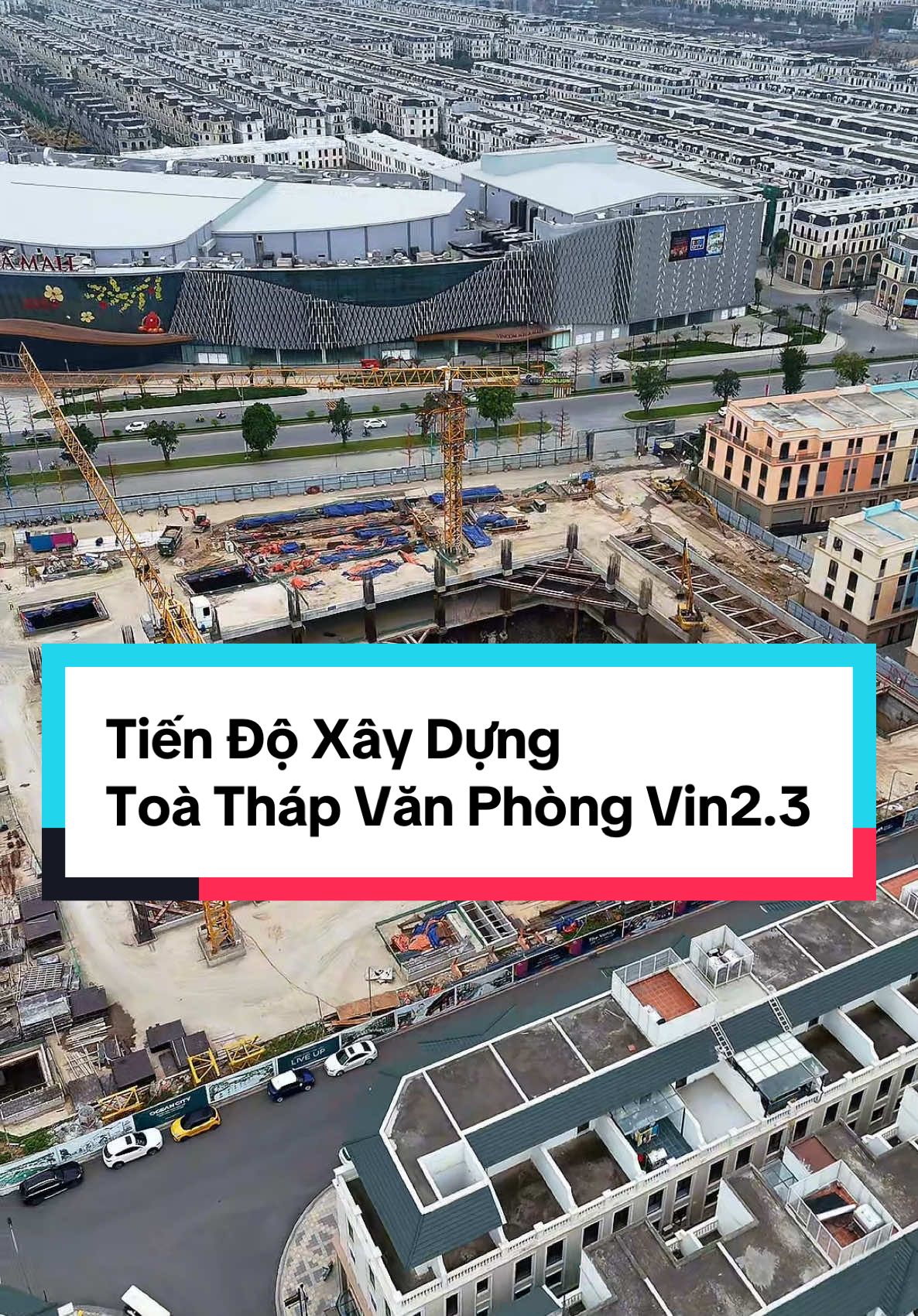 ✅ Tiến độ xây dựng toà tháp văn phòng và Trung tâm thương mại ở Vin2-3 #vinhomesoceanpark3  #vinhomesoceanpark2 