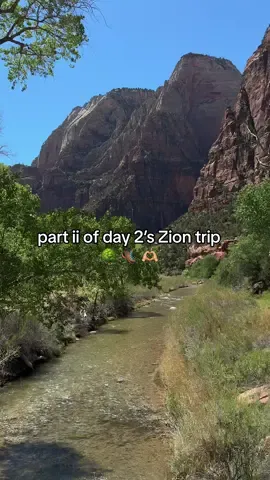 We thought about hiking The Narrows… then remembered we like dry socks. Day 2 recap 🫶🏼 #zionnationalpark #Hiking #hikingtiktok ##TravelVlog#fyp #wanderlust #tiktoktravel #bucketlist