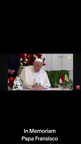 Selamat jalan menuju rumah Bapa di Surga Bapa Suci Paus Fransiskus. Bahagia bersama Para Kudus di Surga dan jadilah pendoa untuk kami semua yg masih berziarah di bumi ini.🙏😢😢 #papafrancisco  #katolikindonesia  #katolikku_keren 