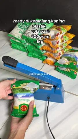 Membalas @ninik Formosa ceckout dikeranjang kuning ya kak #kemasangula #sealermachine #plastikgula #fypシ゚ 