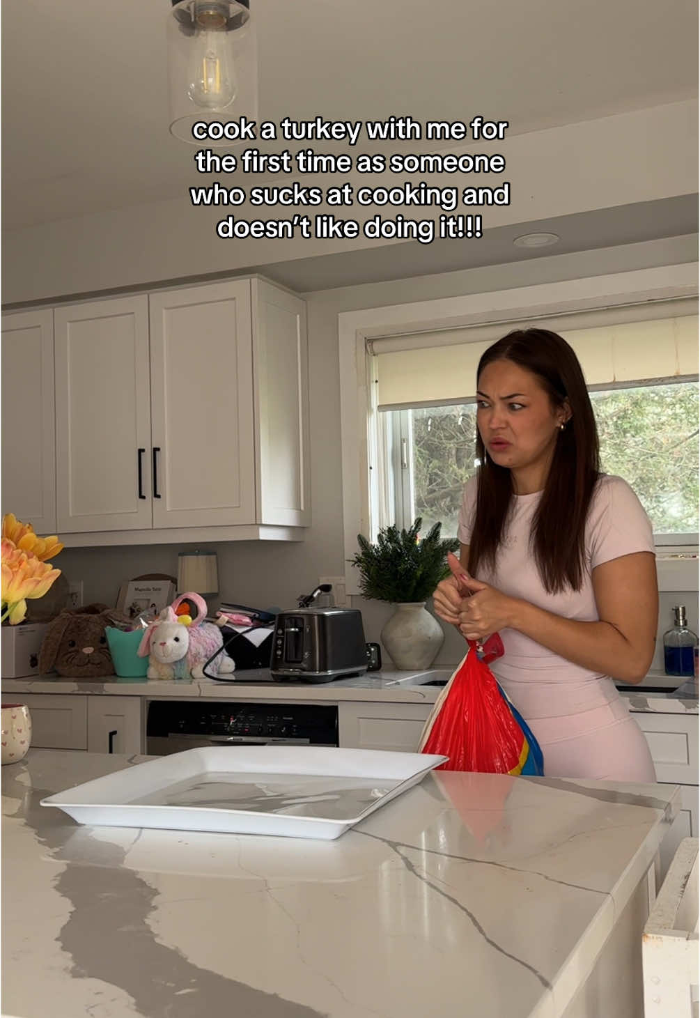 you can tell by all my faces how much I enjoyed this!! #turkeydinner #easterdinner #ihatecooking 