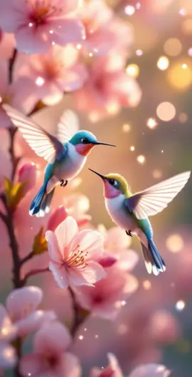 Spring Birds #bird #livewallpaper #birdwallpaper #spring #blossoms #springvibes #livewallpapers #springvibes🌸 #cutebirds #hummingbird