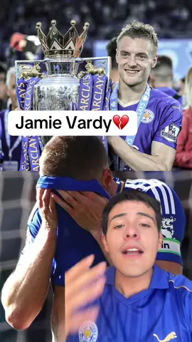 El último romántico🦊💔#vardy #leicester #PremierLeague #descenso #diegofc 