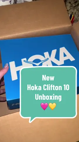 These new Hoka Clifton 10s are so pretty!💕 The color is Carnation/Starlight Glow 💛🩷 #hoka #hokas #hokashoes #runningshoes #workshoes #tennisshoes #clifton #hokaclifton #clifton10 #hokaclifton10 #newhokas #pinkhokas #happyeaster #treatyourself #easterbunny #happymonday #monday #carnation #starlightglow #oops #oopsididitagain #newshoes 