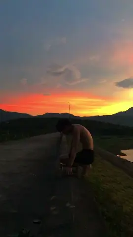 #calisthenics #sunset 