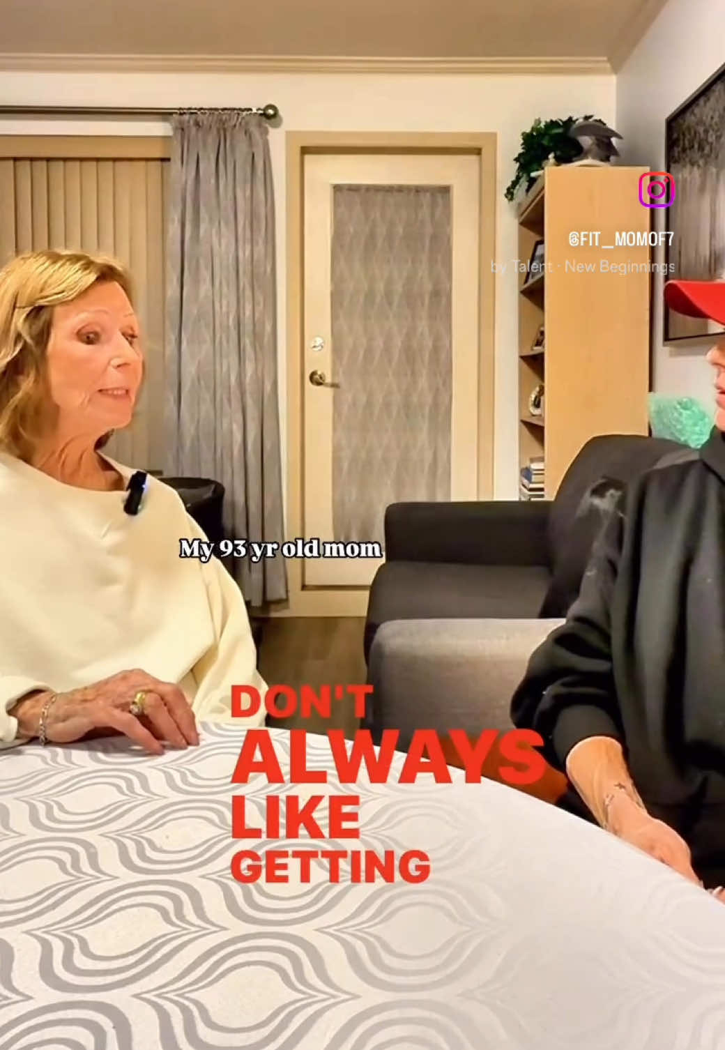 Want to know the other powerful reason my 93-year-old mom still goes to the gym? It's not just for strength— It's for mental clarity, joy, and independence. This is what consistent movement really does. #wellnessafter50 #93 #healthyaging
