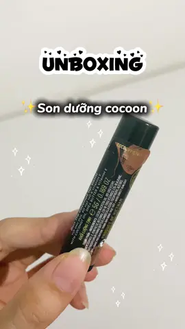 Bà nào đang tìm một loại son dưỡng môi thiên nhiên, lành tính, giá rẻ và hiệu quả tốt, thì son dưỡng Cocoon là một lựa chọn rất đáng thử. #unboxing#cocoon#xuhuong  