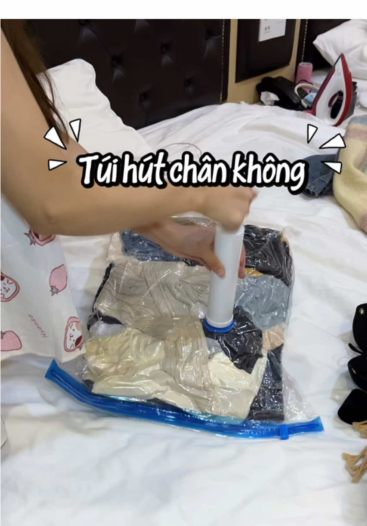 Mua về hút gọn chăn ga gối mùa đông cất đi cũng được luôn ấy tiện mà gọn lắm luôn mn ạ #tuihutchankhong 