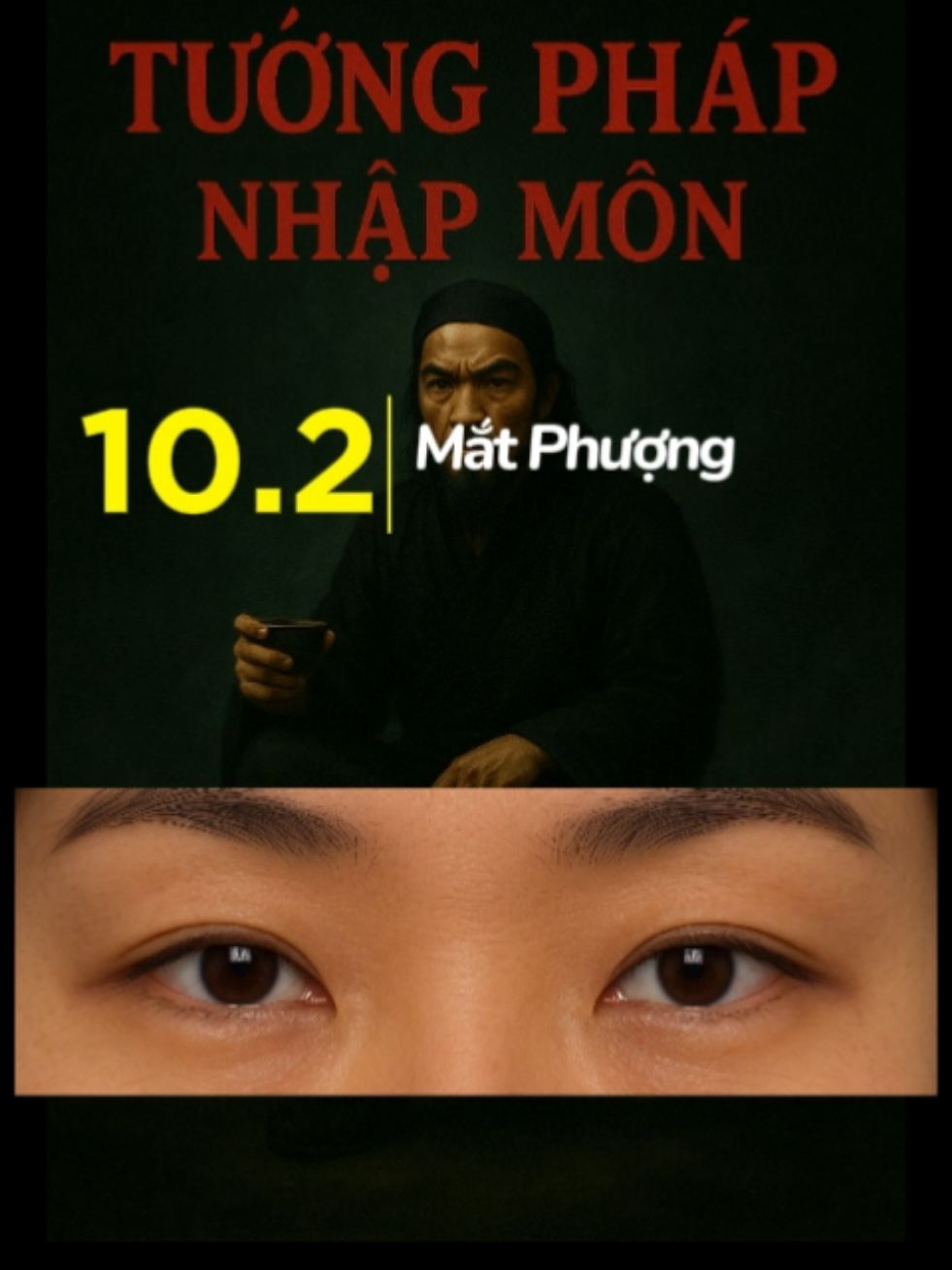 Tướng Pháp Nhập Môn 10.2. Mắt Phượng #nhantuonghoc #tuvi #conhantuongphap #tuongphapnhapmon #phongthuy #xh 