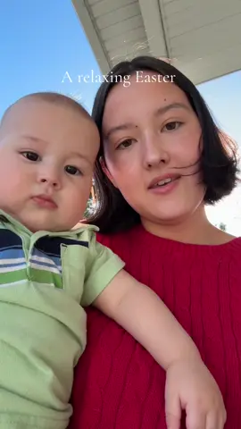 Easter Sunday was spent mostly cleaning but it was so nice! We took some pictures and went on a walk🐮🐄 